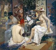 Rupert Bunny The Sun Bath painting